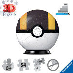 3D puzzle guľa – Pokémon čierny